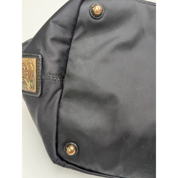 Rosie Pope Pregnant In Heals black Nylon pebbled leather diaper bag black - Picture 6 of 13